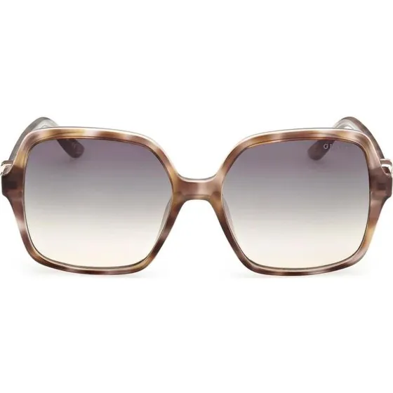 Guess GU00190 Sonnenbrille Damen Havana Quadratisch 57mm