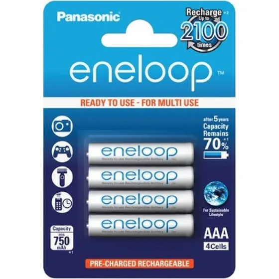 Panasonic Eneloop AAA Micro 800mAh 4er Blister
