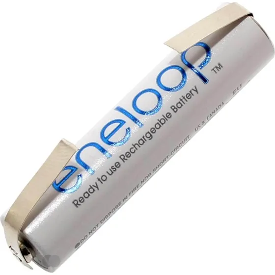 Panasonic Eneloop AAA 800mAh NiMH mit Lötfahne Z-Form