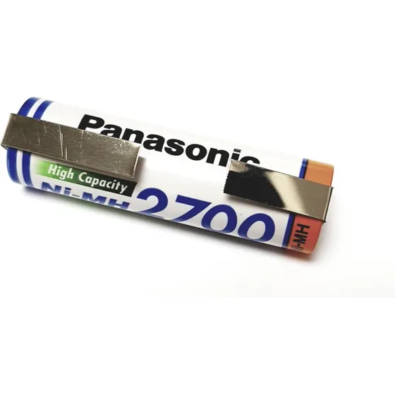 Panasonic NiMH AA 2700mAh Akku mit Lötfahne U-Form