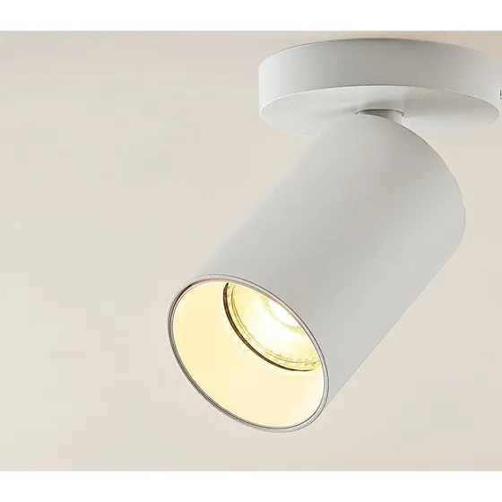 Arcchio Brinja Wand- und Deckenleuchte, Weiß, Aluminium