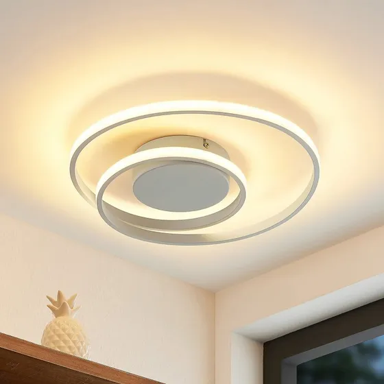 Lindby Emisua LED-Deckenleuchte CCT Dim. White