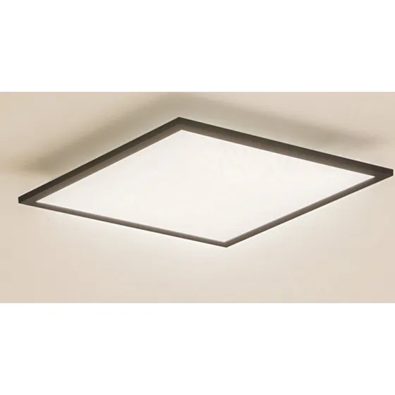Lindby Enhife LED-Deckenleuchte Schwarz 40x40 cm