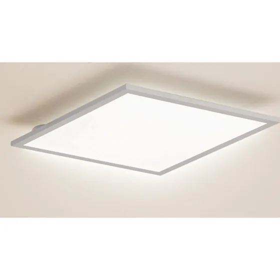 Lindby Enhife LED-Deckenleuchte Weiß, 40x40 cm, Modernes Panel