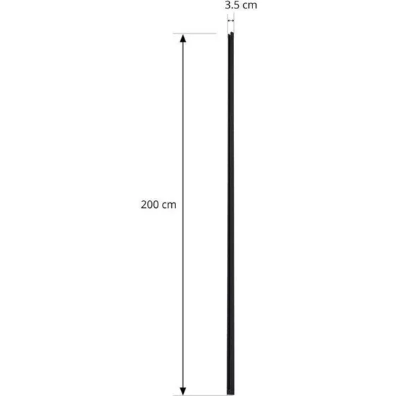 Lindby Linaro Stromschiene 2m Schwarz 1-Phasen-System