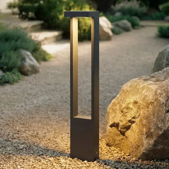 Lindby LED-Wegeleuchte Lonete, 65 cm, Anthrazit, IP65