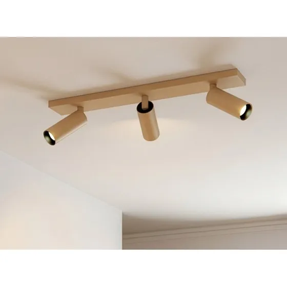 Arcchio Brinja Slim Deckenstrahler, 3-flg., Coffee, GU10 MR11