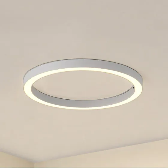 Lucande Neor LED-Deckenlampe, weiß, Ø 60 cm, dimmbar, CCT