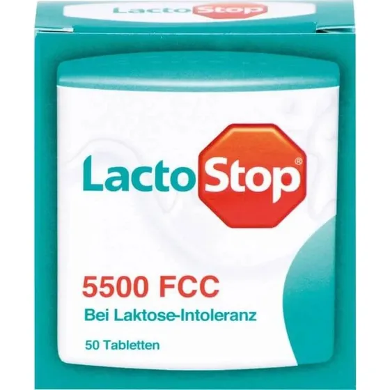 LACTOSTOP 5.500 FCC Tabletten Klickspender (50 Stück)