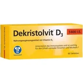 Dekristolvit D3 5.600 I.E. Vitamin D3 Tabletten, 60 Stück
