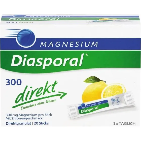 Protina Magnesium Diasporal 300 direkt Granulat (20 Sticks)