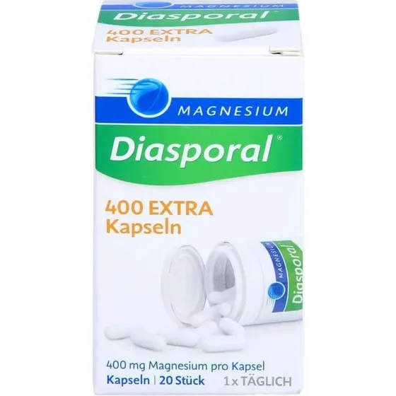 Magnesium Diasporal 400 Extra Kapseln, 20 Stück