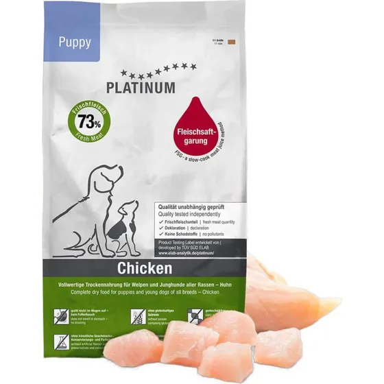 PLATINUM Puppy Trockenfutter Huhn semi-semimoist 5kg