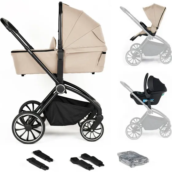 Babygo Harmony Trio-Set Kombikinderwagen inkl. Babyschale iTravel XP, Beige