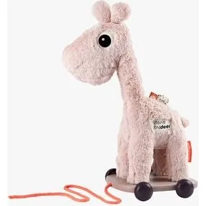 Done by Deer Raffi Giraffe Nachziehtier Beige 30x43x18cm