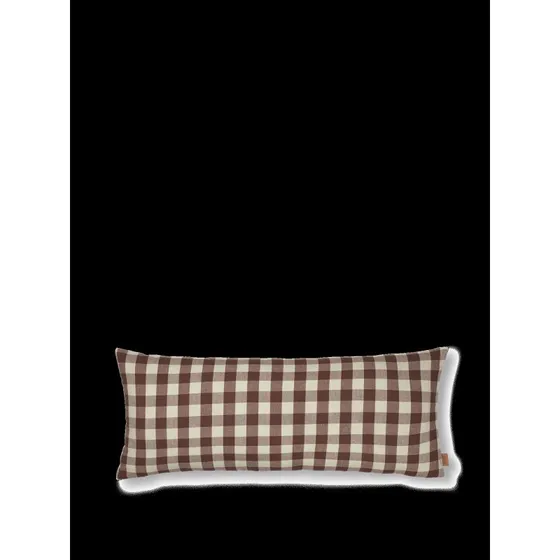 Ferm Living Bothy Check Kissen Cinnamon/Grey Green
