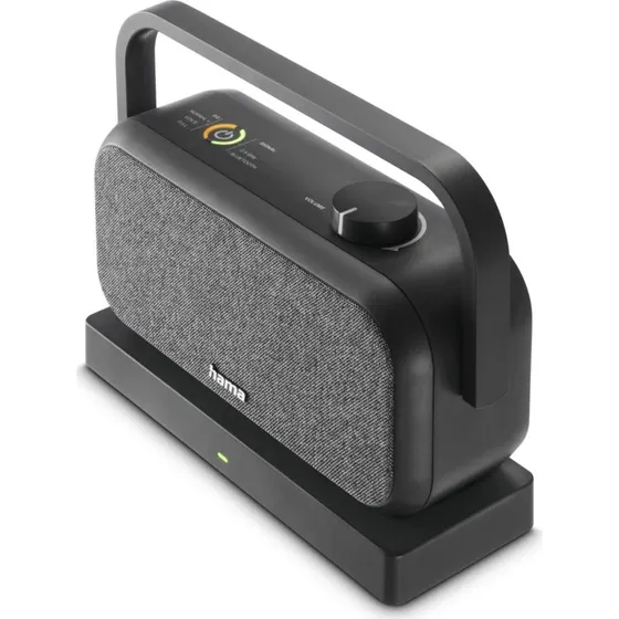 Hama 221849 TV-Lautsprecher 2,4 GHz, schwarz/grau