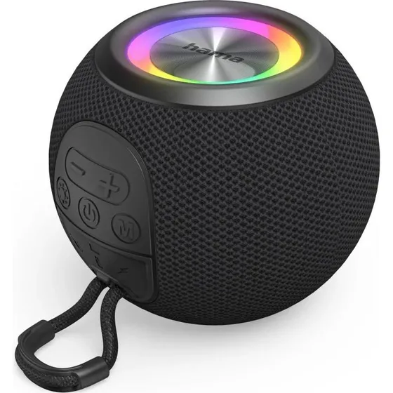 Hama Ball Shape 5W Bluetooth-Lautsprecher Schwarz