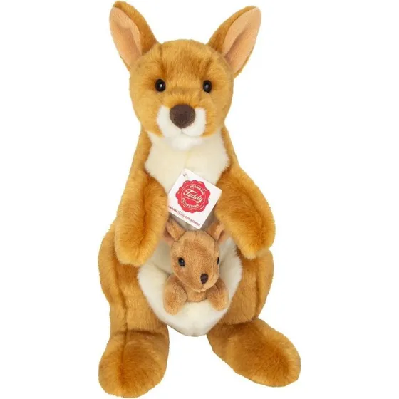 Teddy Hermann Känguru mit Baby 30 cm