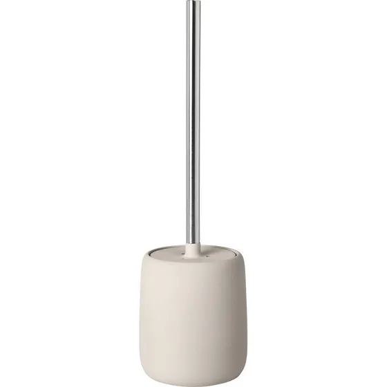 blomus SONO WC-Bürste moonbeam, Edelstahl & Silikon, 39 cm