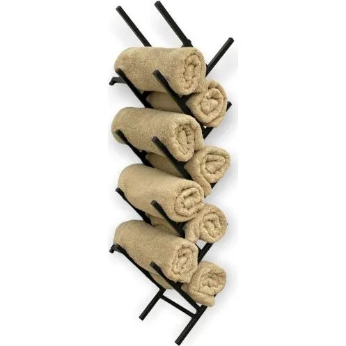 DanDiBo Acord 96278 Schwarz Handtuchhalter Wandmontage