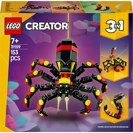 LEGO Creator 3-in-1 Wilde Tiere Überraschungsspinne