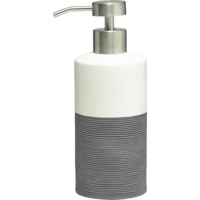 Sealskin Doppio Seifenspender Grau/Weiß matt 361840214