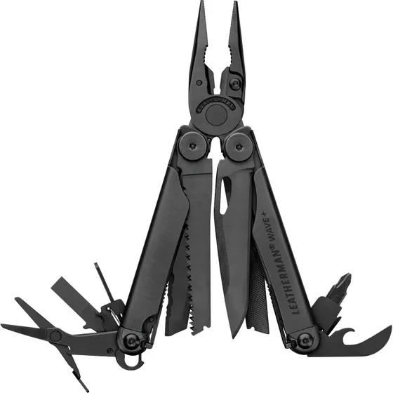 Leatherman Wave®+ Multitool 18-Tools Schwarz