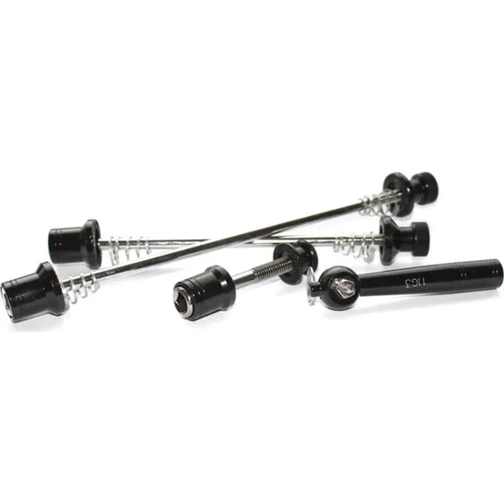 Point Fahrrad-Schnellspannset Diebstahlsicher, schwarz, Aluminium