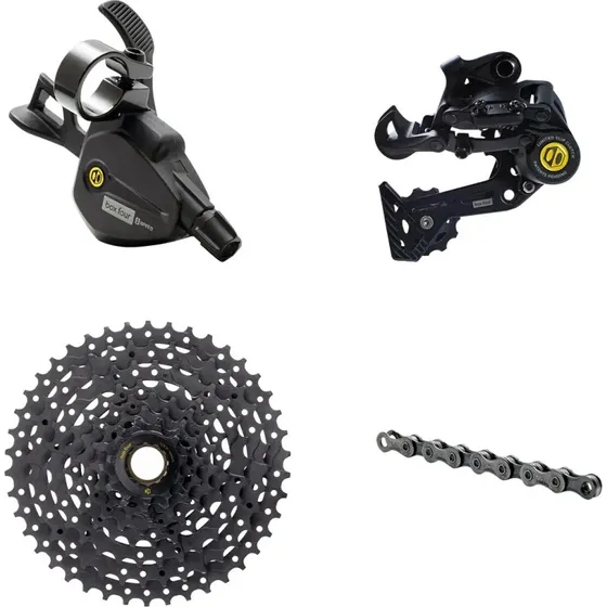 Box Components Four 8S Wide Matte Black E-Bike Gruppe