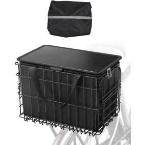 VEVOR Fahrradkorb Hinten 340x210x225 mm faltbar