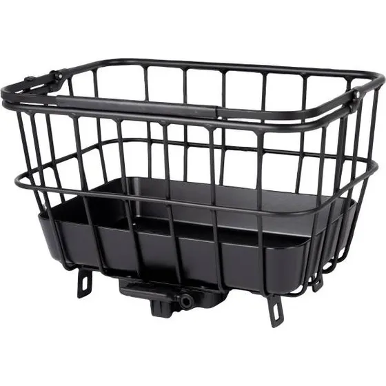 AtranVelo Grocery M Fahrradkorb 15L schwarz abnehmbar