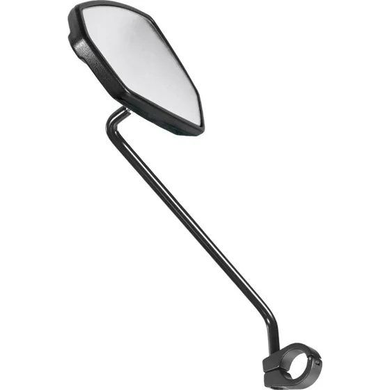 Ergotec Rückspiegel M-77L, Linksmontage, Schwarz