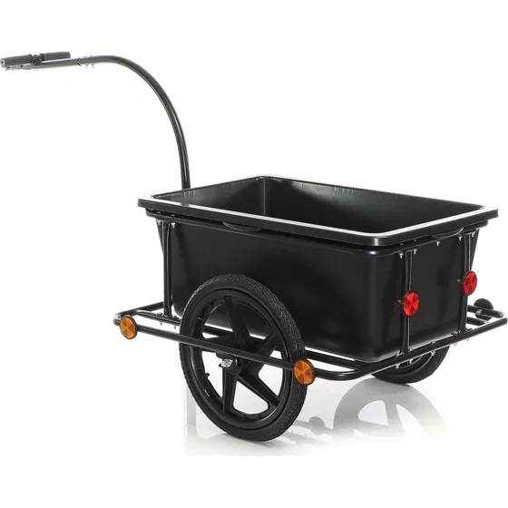 Wiltec Fahrradanhänger 158x69x51 cm, 80 kg, 90 L