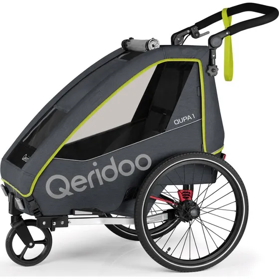 Qeridoo Qupa1 Blue Fahrradanhänger 360°-Buggy