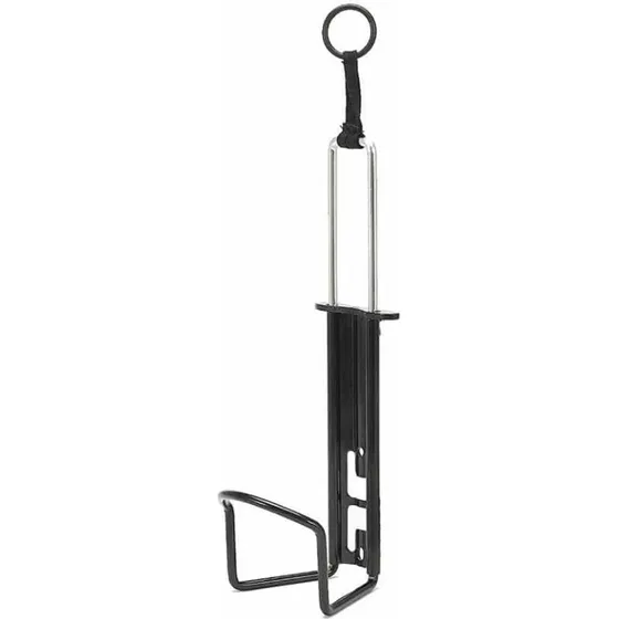 Fuxon Flaschenhalter für PET-Flaschen schwarz (1,5 L) aus Aluminium
