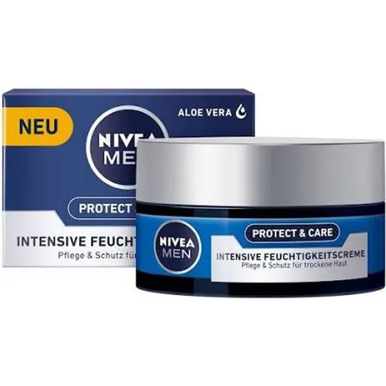Nivea For Men Protect & Care Intensive Feuchtigkeitscreme 50ml 3er Pack