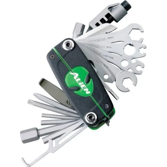 Topeak Alien 3 Minitool  25 Funktionen, Edelstahl, flach