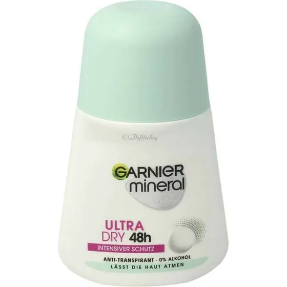 Garnier Mineral Deo Roll-On Ultra Dry 48h, 50 ml
