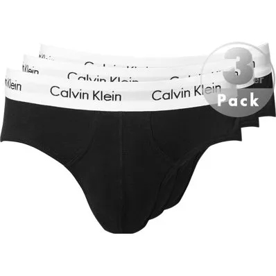 Calvin Klein 3er Set Slips Schwarz
