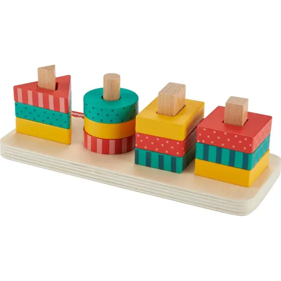 Fisher-Price Holzformen-Stapel HXV