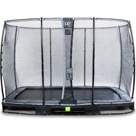 EXIT Elegant Inground-Trampolin 214x366cm schwarz