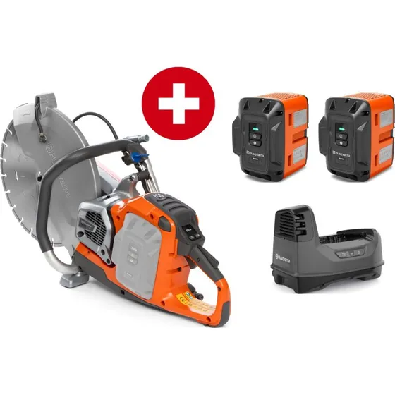 Husqvarna K 1 PACE Akku-Trennschleifer 14" mit 2 Akkus & Ladegerät