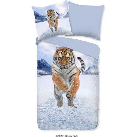 Good Morning Bettwäsche Flanell Blau 135x200 cm