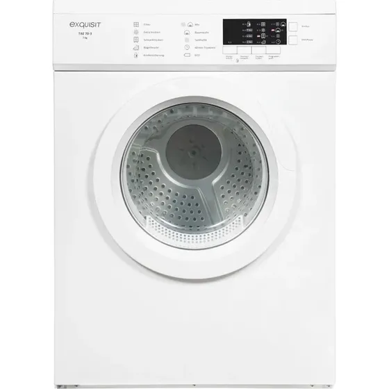 Exquisit TAE70-3 Ablufttrockner 7 kg Wei