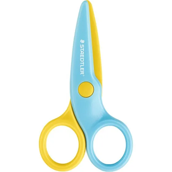 STAEDTLER Noris junior Sicherheitsschere blau/gelb, 10 cm