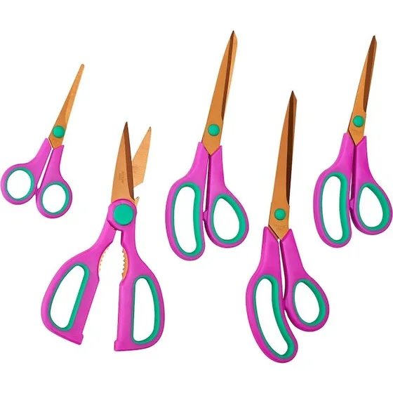 KING Easycut 5-Scheren-Set Edelstahl Titan beschichtet
