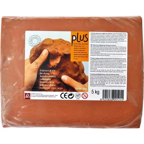 Plus Clay Terrakotta 5 kg Modelliermasse