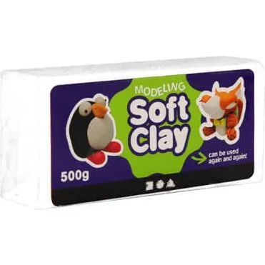 Creativ Company Weicher Ton Weiß, 500 g