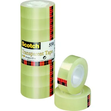 3M Scotch Klebeband 550, 15 mm x 66 m, transparent